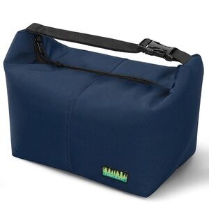 Haimont Small Cooler Bag Insulated Lunch Bag Hiking Beach Work Blue